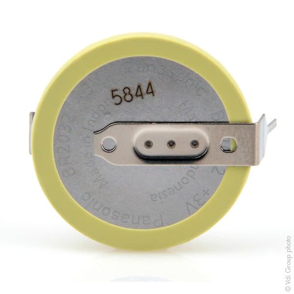 Panasonic - Pile bouton lithium BR2032/HFN PANASONIC 3V 190mAh