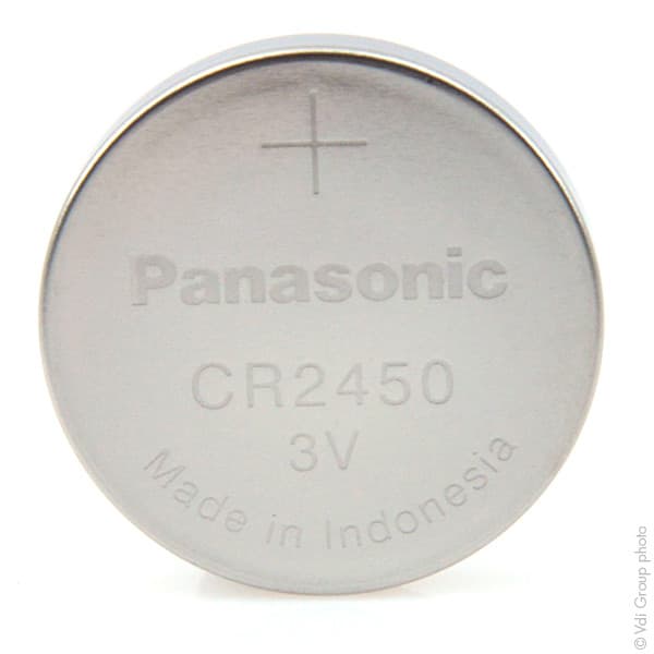 Panasonic - Pile bouton lithium CR2450/BS PANASONIC 3V 620mAh