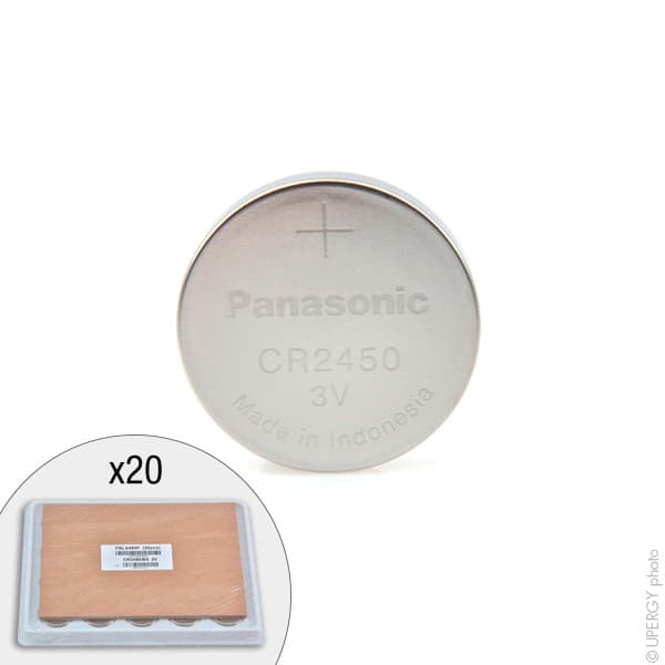 Panasonic - Pile bouton lithium CR2450/BS PANASONIC 3V 620mAh