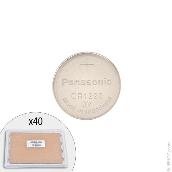 Panasonic - Pile bouton lithium CR1220/BN PANASONIC 3V 35mAh