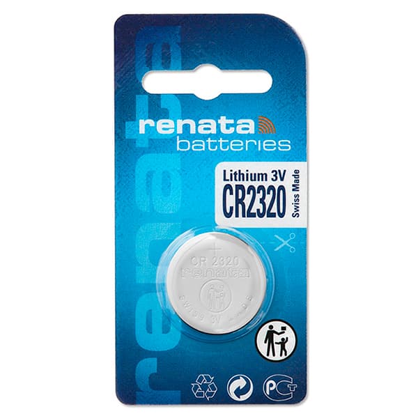 Renata / Swatch Group - Pile bouton lithium blister CR2320 RENATA 3V 150mAh