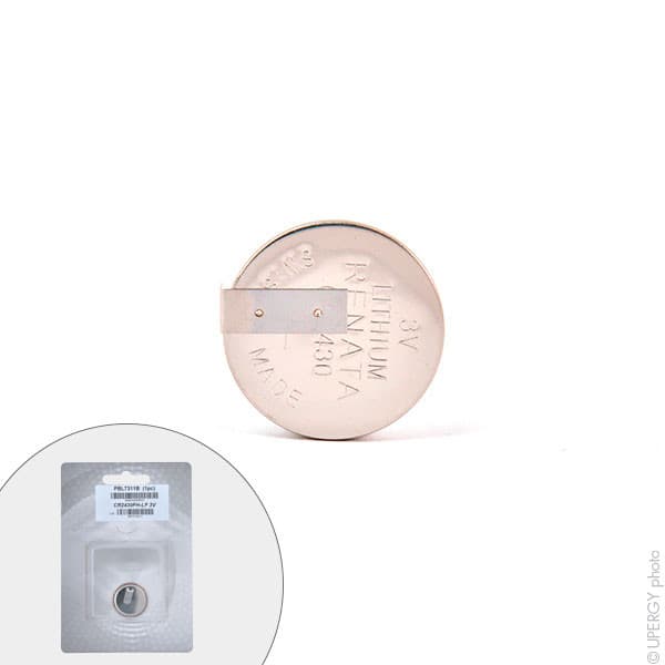 Renata / Swatch Group - Pile bouton lithium blister CR2430FH-LF RENATA 3V 285mAh