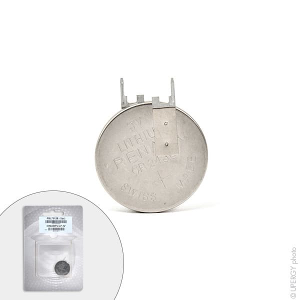 Renata / Swatch Group - Pile bouton lithium blister CR2430FV-LF RENATA 3V 285mAh