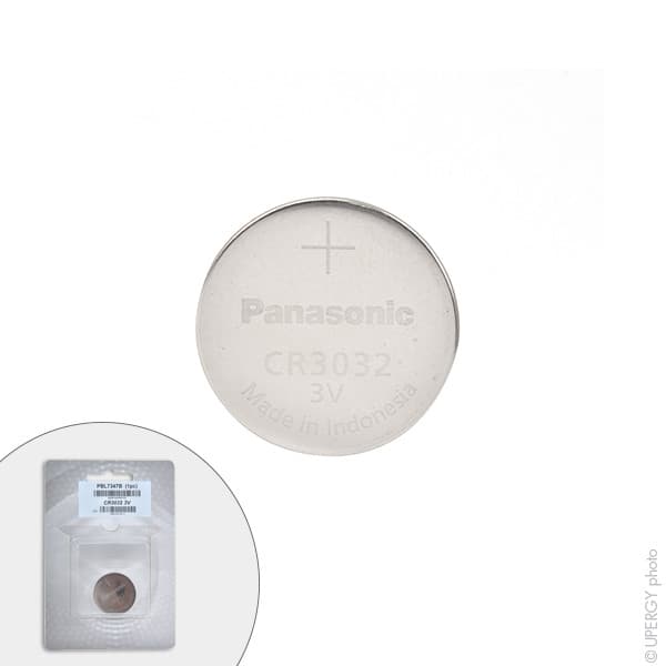 Panasonic - Pile bouton lithium blister CR3032 PANASONIC 3V 500mAh