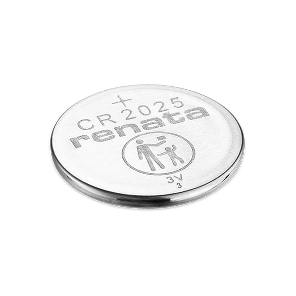 Renata / Swatch Group - Pile bouton lithium blister CR2025 RENATA 3V 160mAh