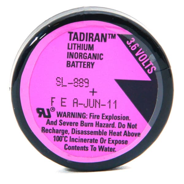 Tadiran - Pile lithium SL-889/P 1/10D 3.6V 1Ah 3PFR