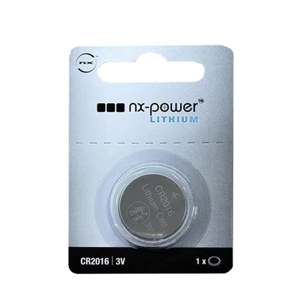 NX - Pile bouton lithium blister CR2016 3V 80mAh