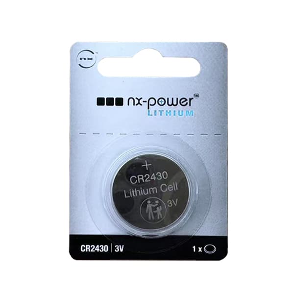 NX - Pile bouton lithium blister CR2430 3V 280mAh