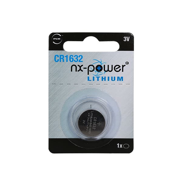 NX - Pile bouton lithium blister CR1632 3V 130mAh