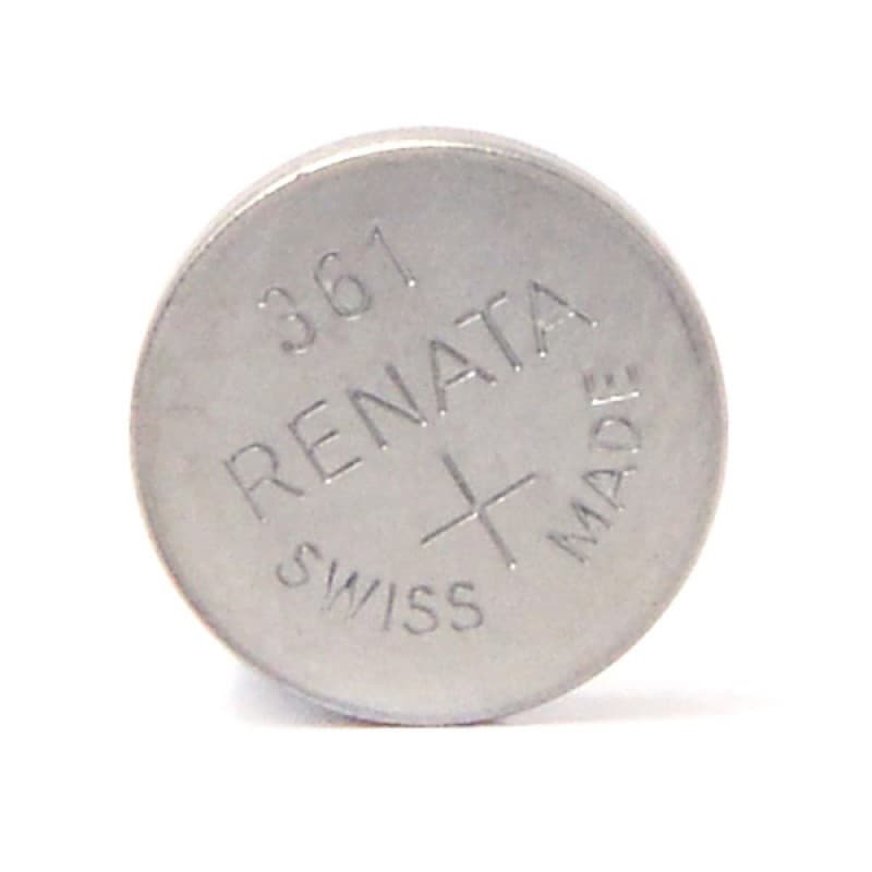 Renata / Swatch Group - Pile bouton oxyde argent 361 RENATA 1.55V 24mAh