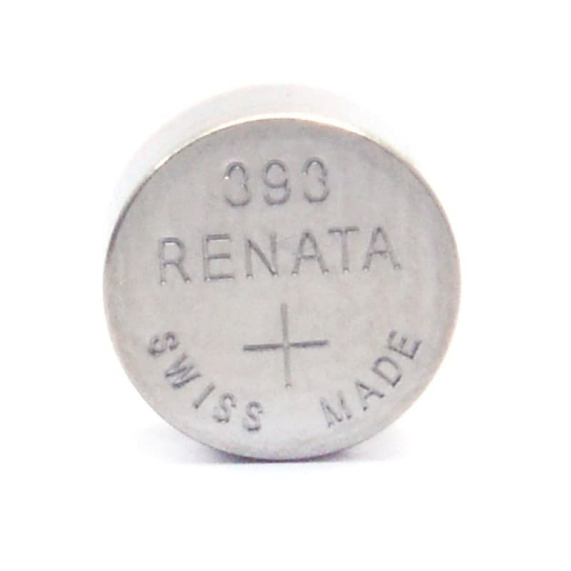 Renata / Swatch Group - Pile bouton oxyde argent 393 RENATA 1.55V 80mAh