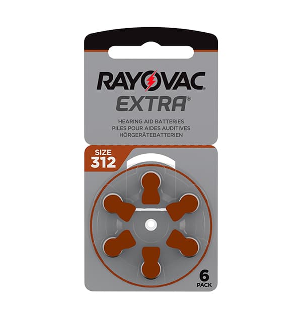Rayovac - Pile auditive 312 RAYOVAC 1.45V 165mAh