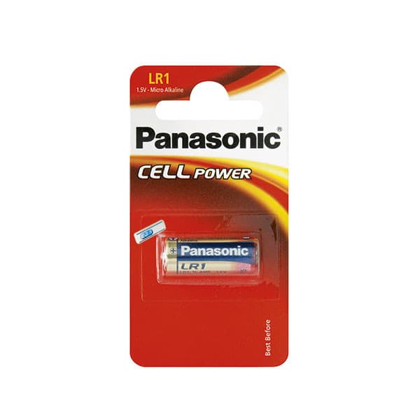 Panasonic - Pile alcaline blister x1 Panasonic LR1 - N 1.5V 907mAh