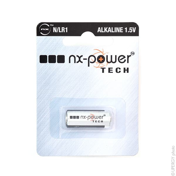 NX - Pile alcaline blister x1 LR1 - N Nx-Power Tech 1.5V 907mAh