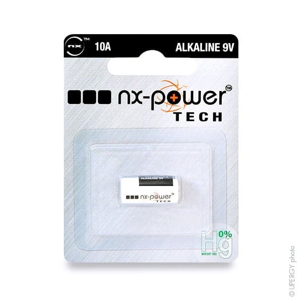 NX - Pile alcaline blister x1 10A Nx-Power Tech 9V 38mAh