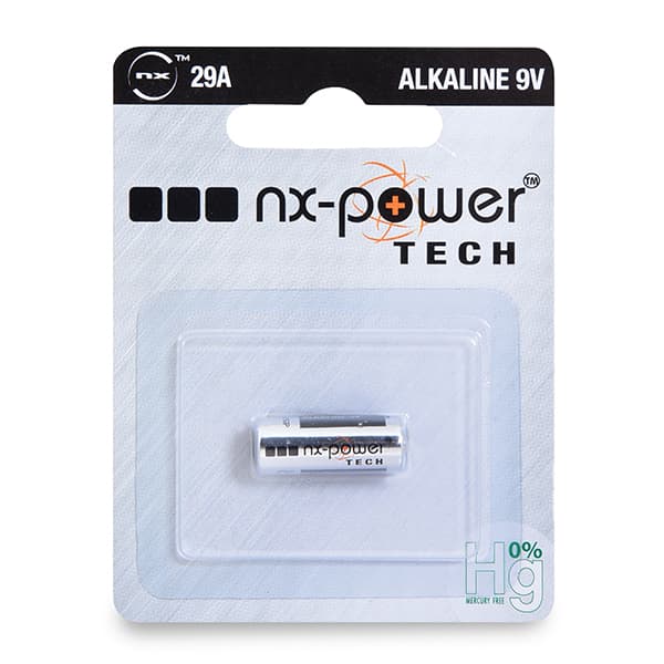NX - Pile alcaline blister x1 29A Nx-Power Tech 9V 18mAh