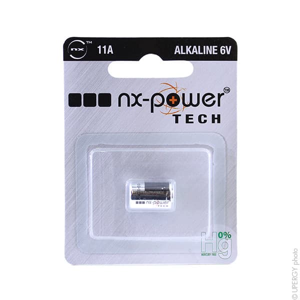 NX - Pile alcaline blister x1 11A Nx-Power Tech 6V 38mAh