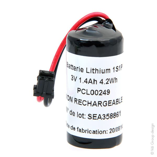 NX - Batterie automate 1x CR123 1S1P ST1 3V 1500mAh FC