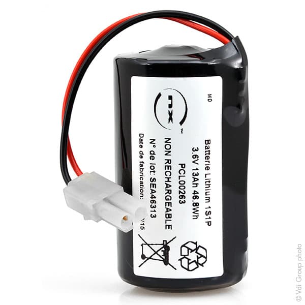 NX - Pile lithium LSH20 D 3.6V 13Ah Tamiya