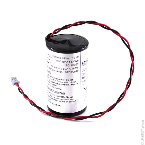 Saft - Pile lithium LS33600 D 3.6V 17Ah Molex