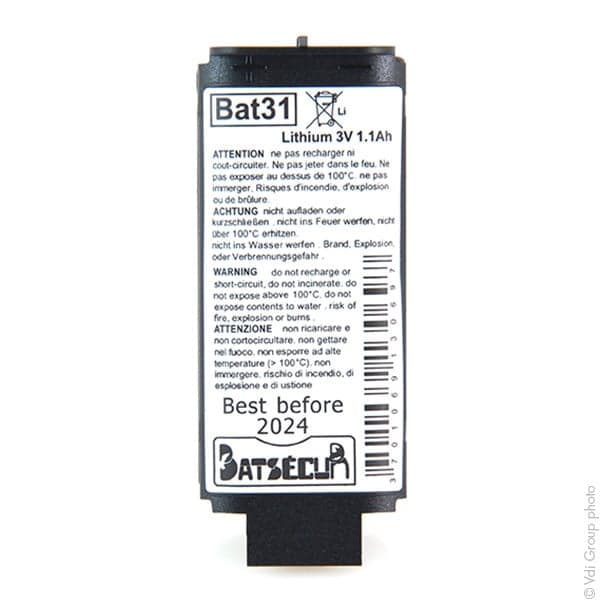 Batsecur - Pile alarme BATSECUR BAT31 3V 1200mAh