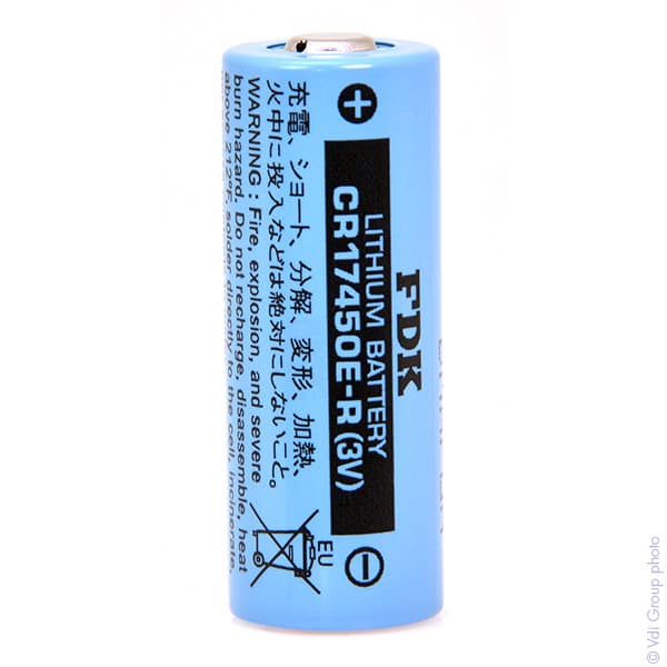 FDK - Pile lithium CR17450E-R 3V 2.4Ah