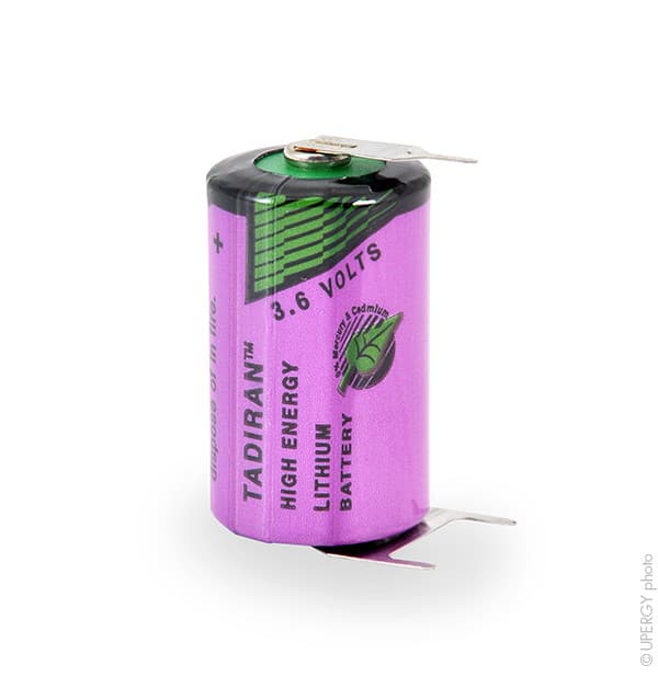 Tadiran - Pile lithium SL-350/PT 1/2AA 3.6V 1.2Ah 3PFR