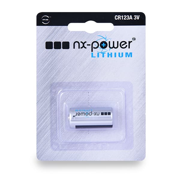 NX - Pile lithium blister CR123 3V 1.6Ah