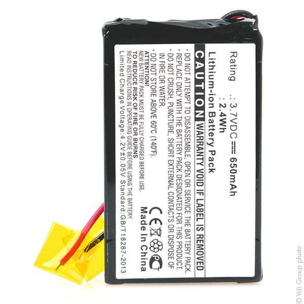 NX - Batterie téléphone, smartphone, GSM 3.7V 650mAh