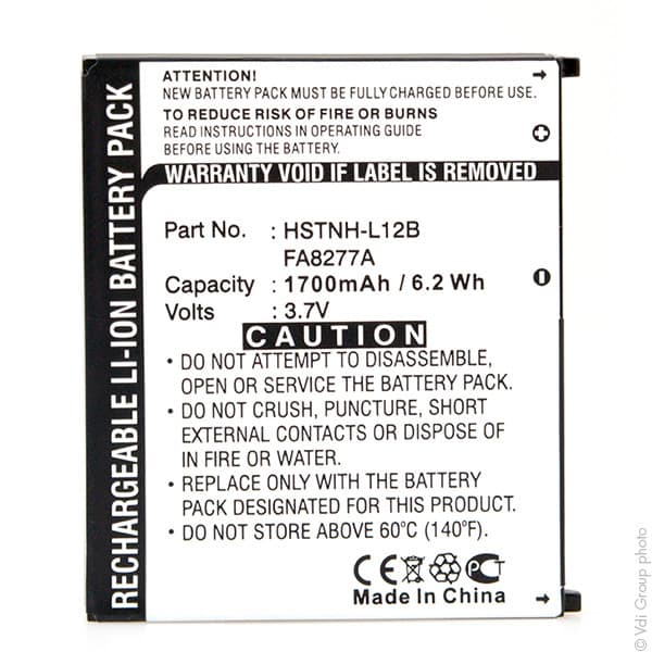 NX - Batterie téléphone, smartphone, GSM 3.7V 1700mAh