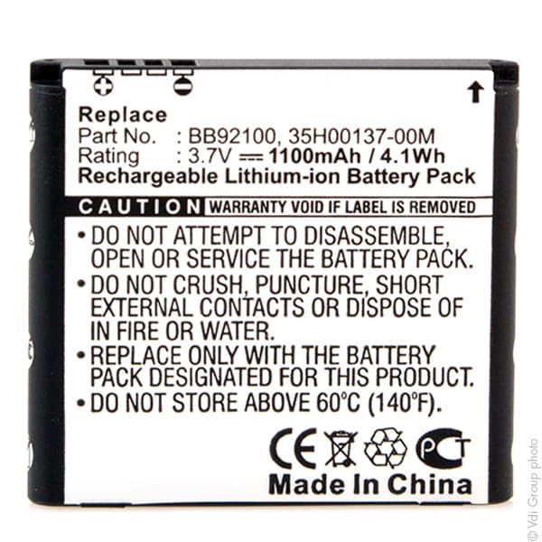 NX - Batterie téléphone, smartphone, GSM 3.7V 1100mAh