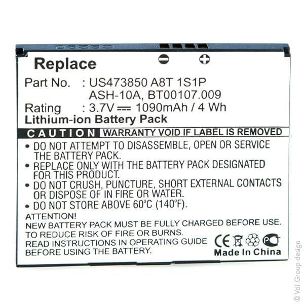 NX - Batterie téléphone, smartphone, GSM pour beTouch E400 3.7V 1090mAh