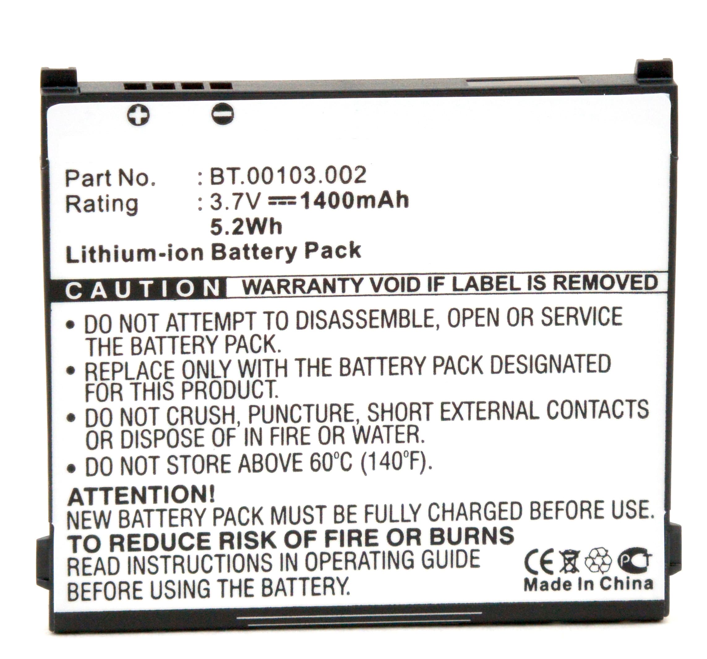 NX - Batterie téléphone, smartphone, GSM 3.7V 1400mAh
