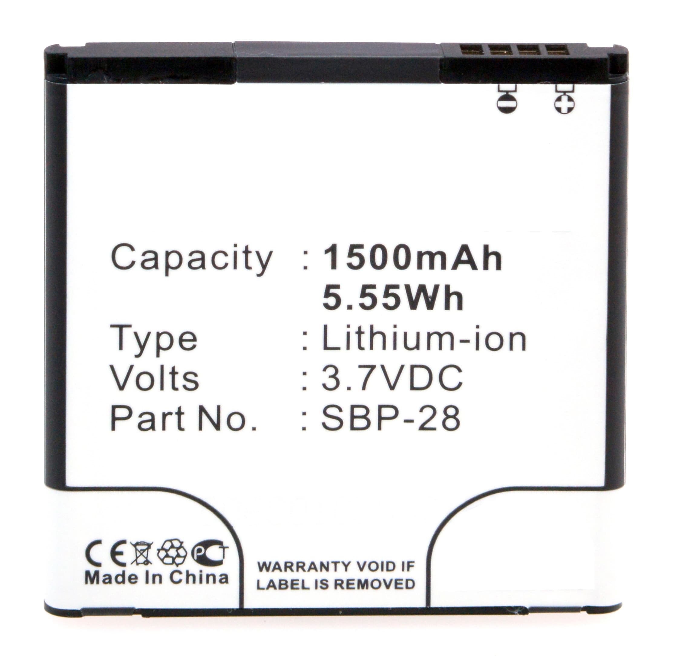 NX - Batterie téléphone, smartphone, GSM 3.7V 1500mAh