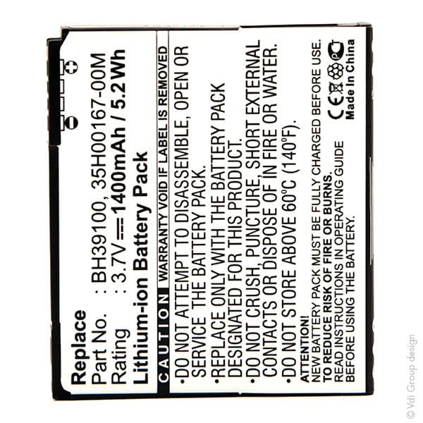 NX - Batterie téléphone, smartphone, GSM 3.7V 1450mAh