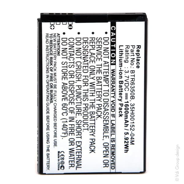 NX - Batterie téléphone, smartphone, GSM 3.7V 1600mAh