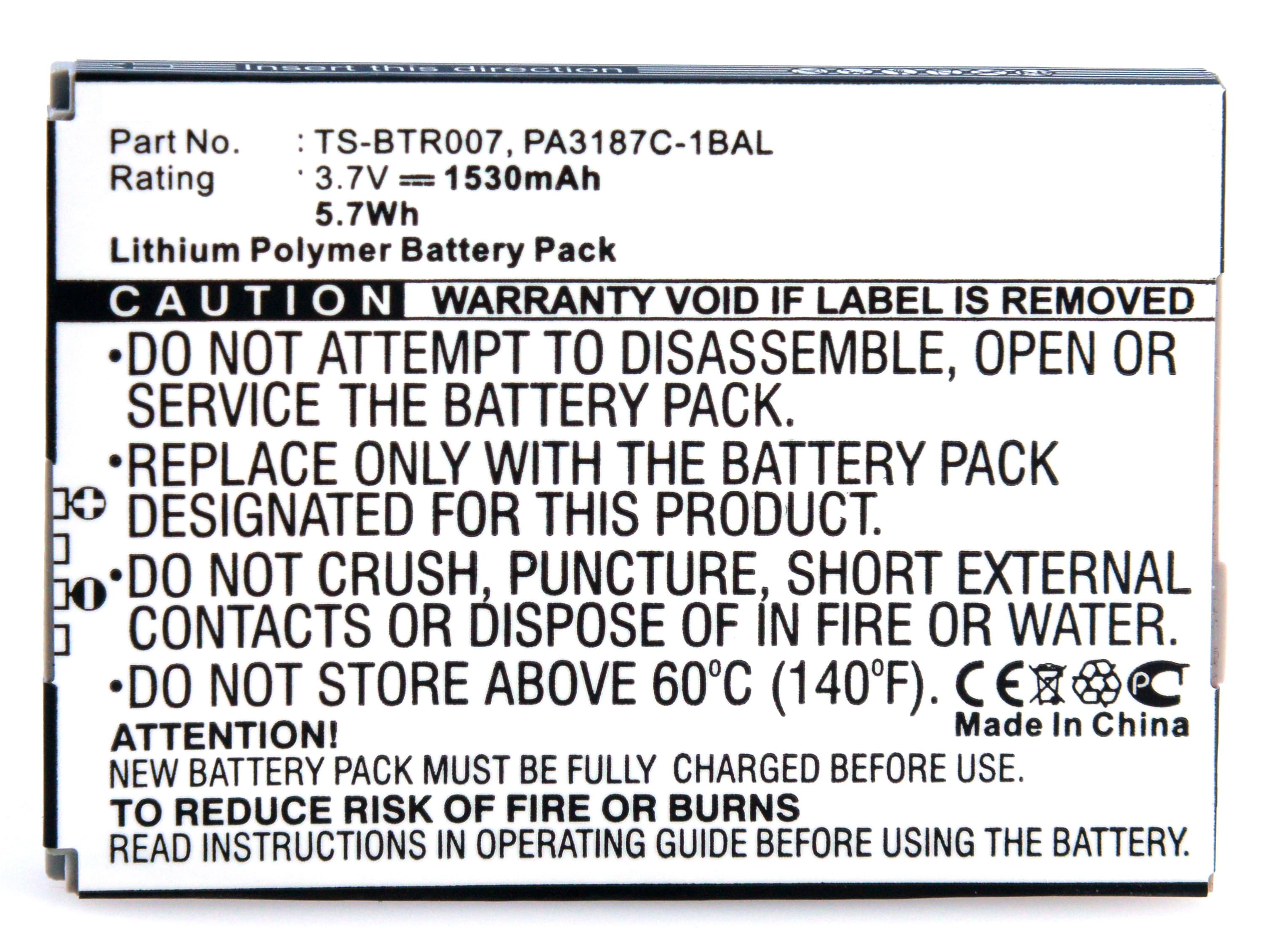 NX - Batterie téléphone, smartphone, GSM 3.7V 1530mAh