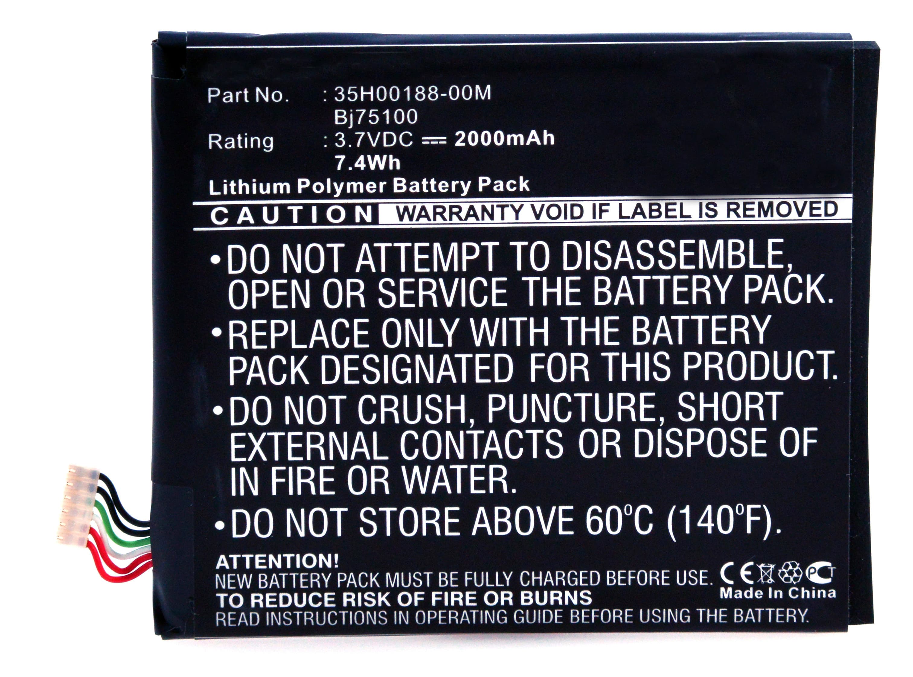 NX - Batterie téléphone, smartphone, GSM 3.8V 2000mAh