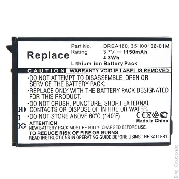 NX - Batterie téléphone, smartphone, GSM 3.7V 1150mAh