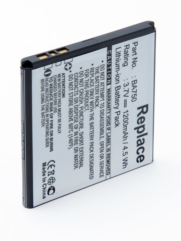 NX - Batterie téléphone, smartphone, GSM pour Sony Ericsson 3.7V 1500mAh