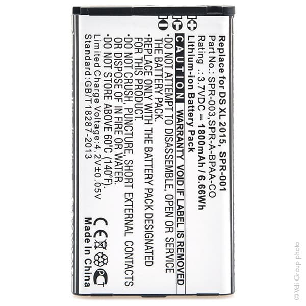 NX - Batterie console de jeux 3.7V 1800mAh