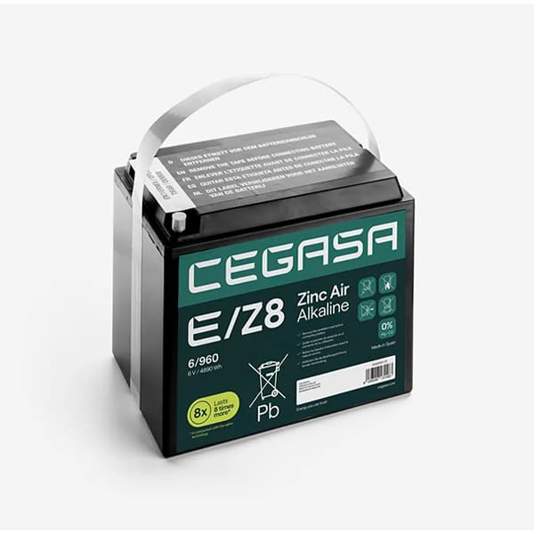 Cegasa - Pile depolarisation air alcaline eZ8 6/960 6V 960Ah