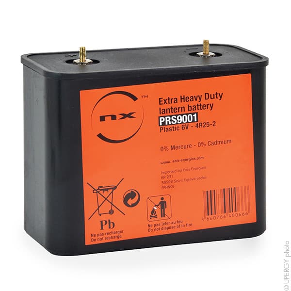 NX - Pile saline 4R25-2 plastique NX 6V 18.3Ah