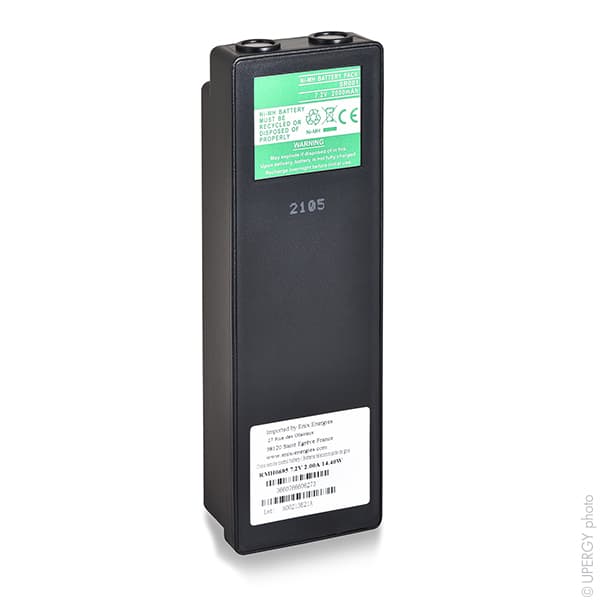 NX - Batterie télécommande de grue compatible Scanreco 7.2V 2000mAh