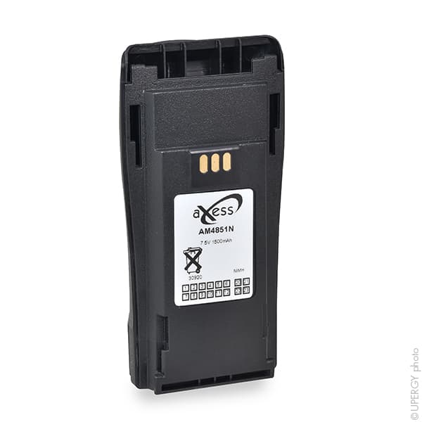 Axess - Batterie talkie walkie pour Motorola 7.5V 1500mAh
