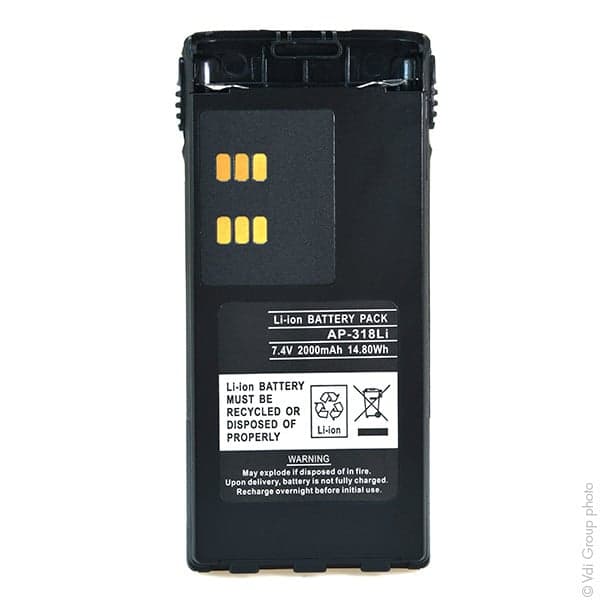 NX - Batterie talkie walkie 7.4V 2000mAh