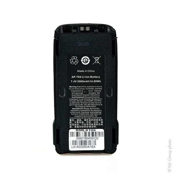 NX - Batterie talkie walkie 7.4V 2000mAh