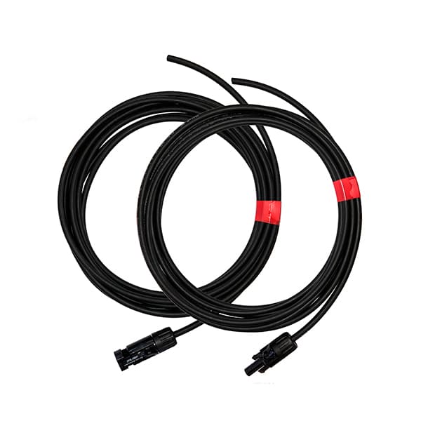 SunPower - 2 câbles solaires 4mm² avec connecteurs MC4 (5 mètres)