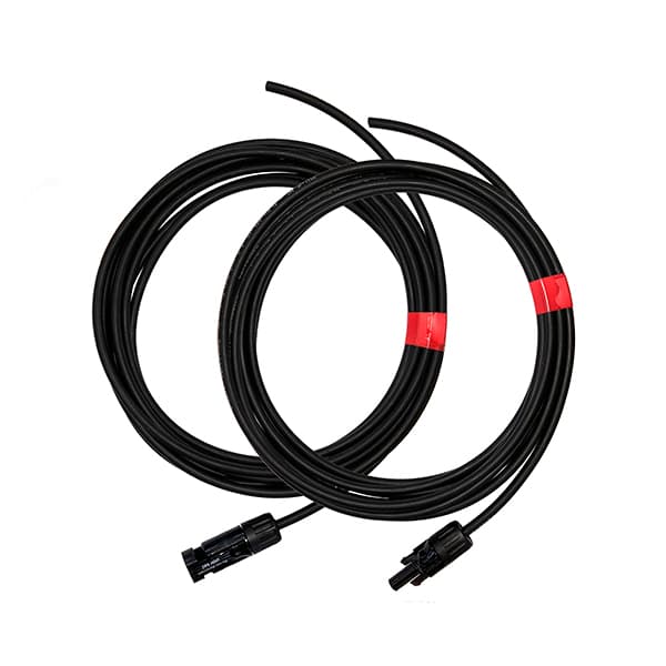 SunPower - 2 câbles solaires 4mm avec connecteurs MC4 (10 mètres)
