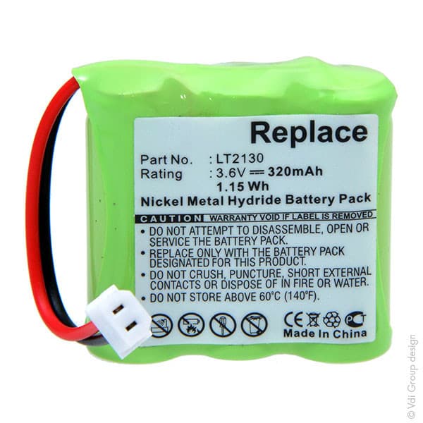 NX - Batterie téléphone 3x 2/3AAA 3S1P ST1 3.6V 320mAh Conn